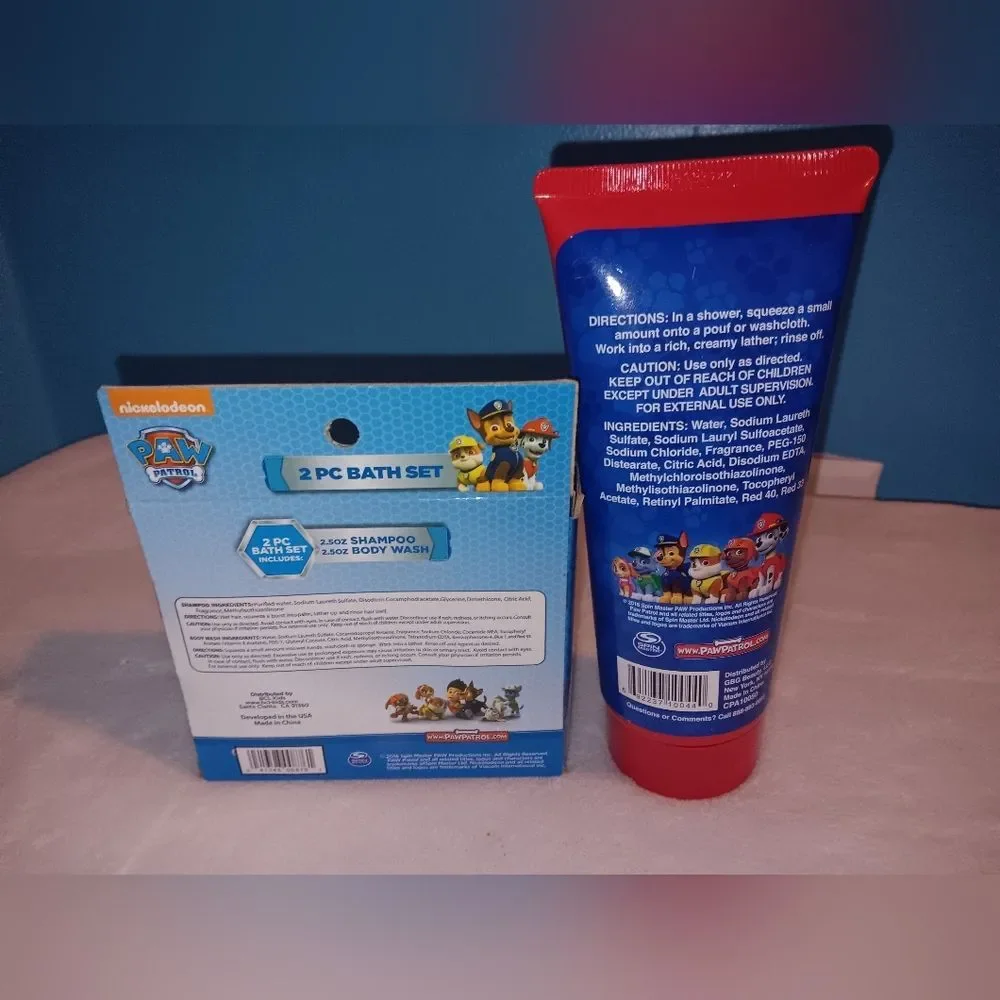 NWOT Nickelodeon Paw Patrol Bath & Body Set